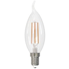 Лампочка светодиодная филаментная LED-CW35-SLF LED-CW35-6W/3000K/E14/CL/SLF