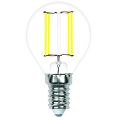 Лампочка светодиодная филаментная LED-G45-SLF LED-G45-4W/3000K/E14/CL/SLF