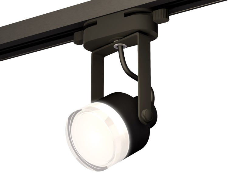 Комплект трекового однофазного светильника с акрилом XT6602083