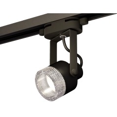Комплект трекового однофазного светильника с композитным хрусталем XT6602060