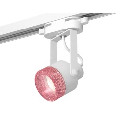 Комплект трекового однофазного светильника с композитным хрусталем XT6601062