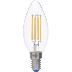 Лампочка светодиодная  LED-C35-5W/WW/E14/CL/DIM GLA01TR картон