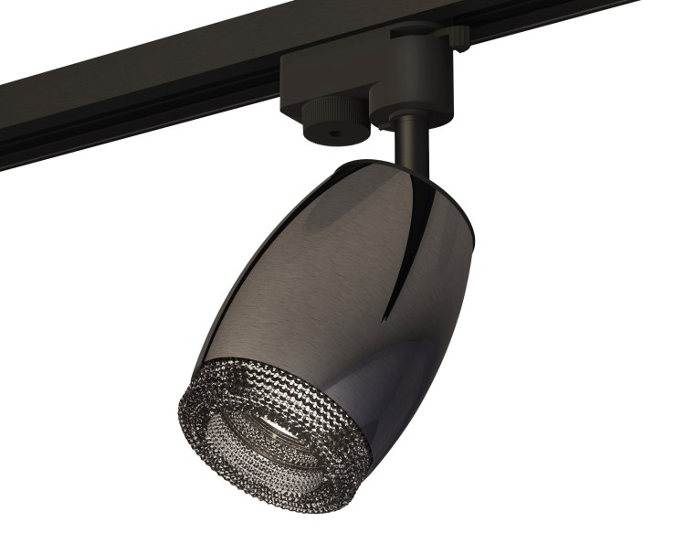 Комплект трекового однофазного светильника с композитным хрусталем XT1123005