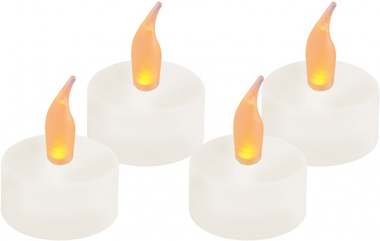 Декоративная свеча  ULD-F070 WARM WHITE TEACANDLE SET4