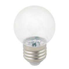 Лампочка светодиодная  LED-G45-1W/3000K/E27/CL/С